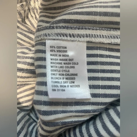 TRUE CRAFT Woven Ruffle Hem Romper, NWT, Size XS, Cotton/Viscose Blend - Picture 7 of 7